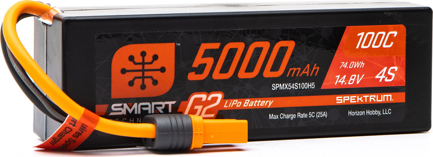 Smart G2 Powerstage 8S Surface Bundle: 4S 5000mAh LiPo Battery (2) / S2200 G2 Charger